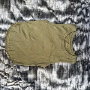 American Eagle Outfitters Olive Tank Top